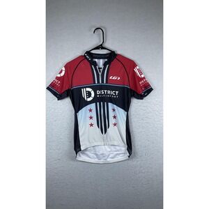 Louis Garneau District Multisport Cycling Jersey Mens Medium Full Zip Bike Shirt